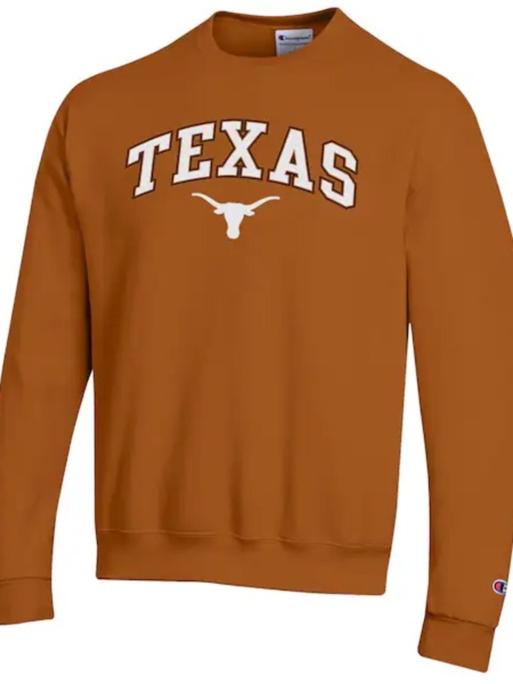 Champion Texas Longhorns Orange Crewneck Sweatshirt